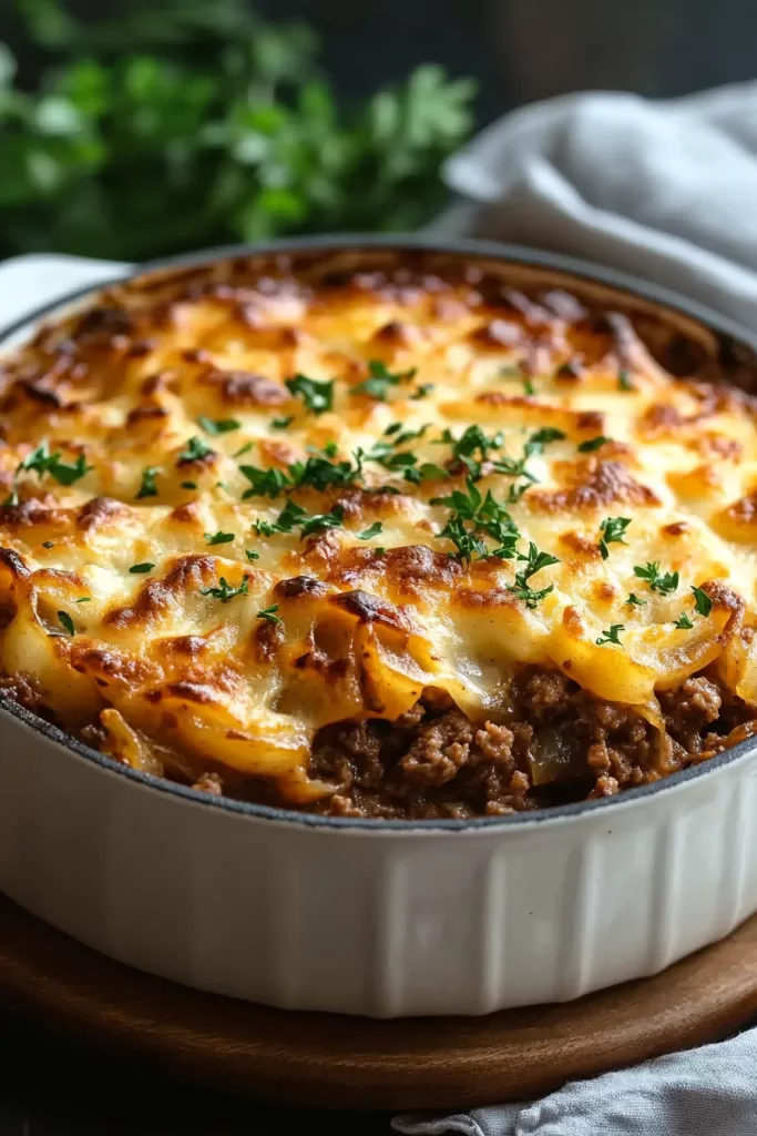 French onion beef casserole