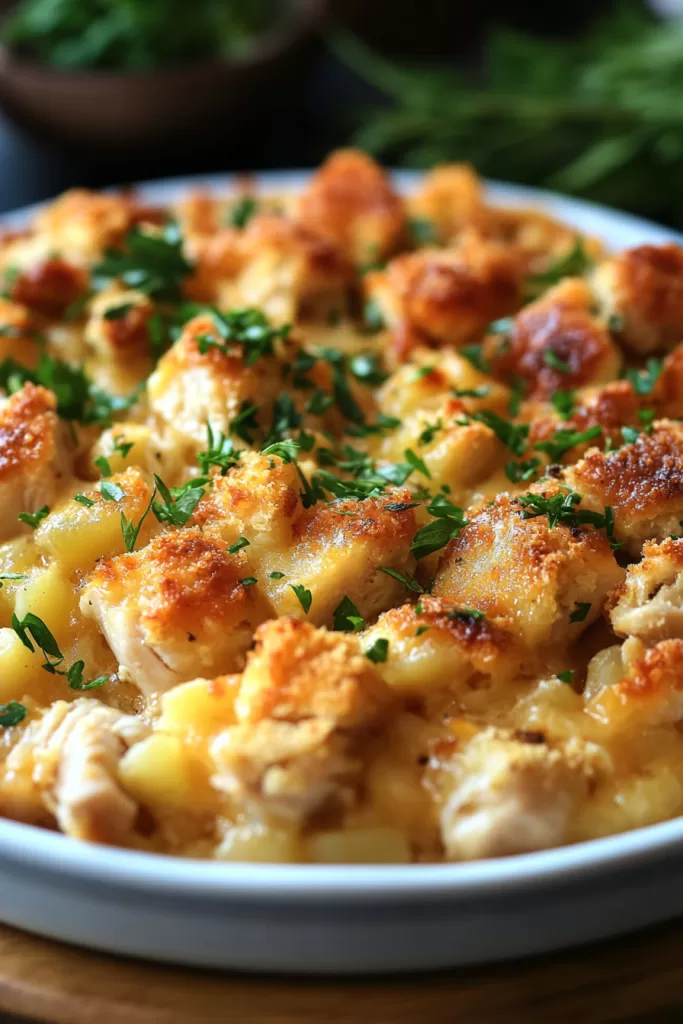 chicken and dressing casserole
