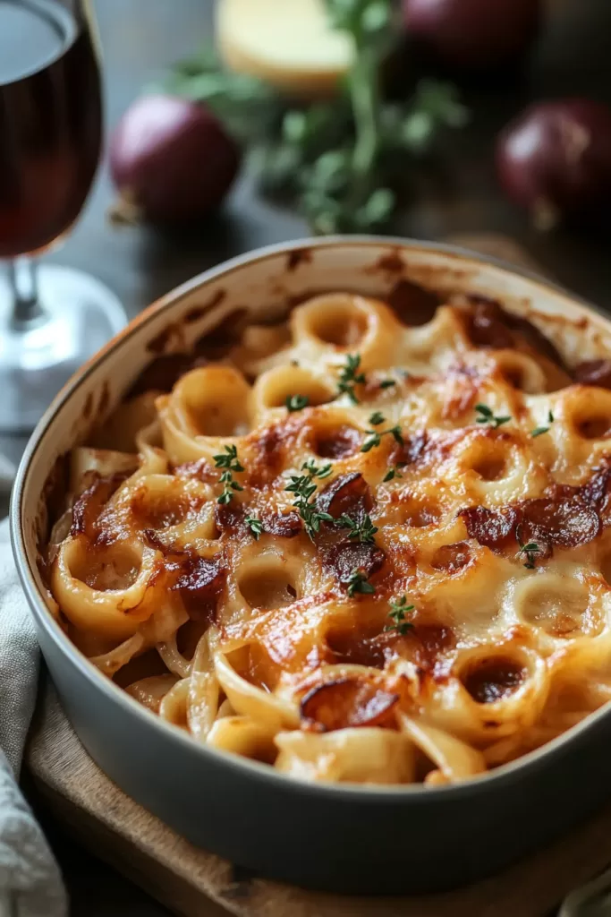 French Onion Pasta