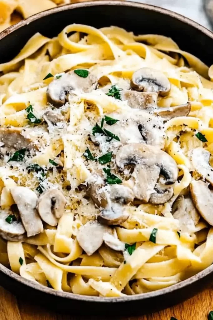 Garlic Mushroom Pasta