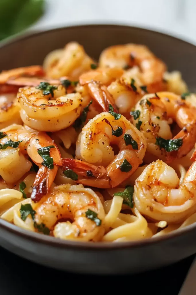 garlic shrimp pasta