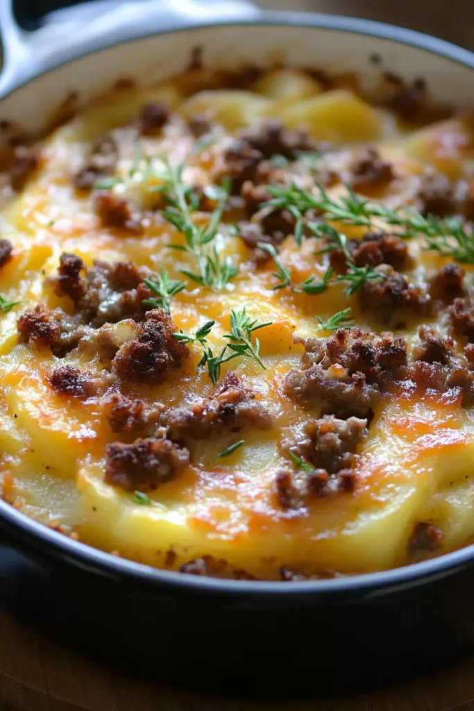 hamburger potato casserole