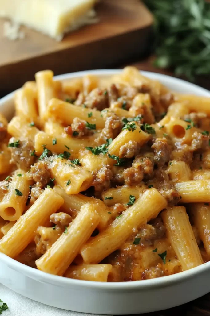 Sausage Rigatoni Pasta
