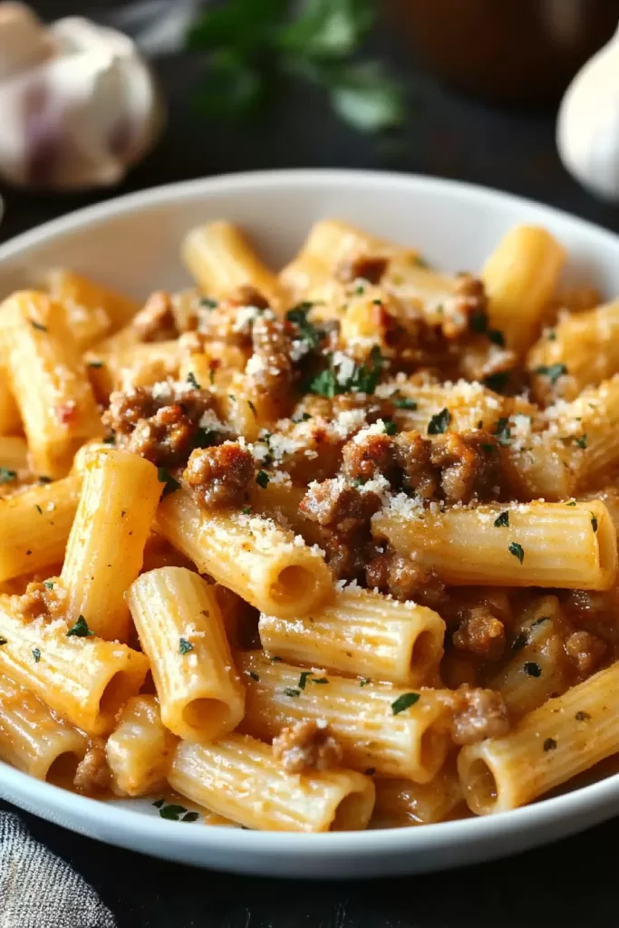 Sausage Rigatoni Pasta