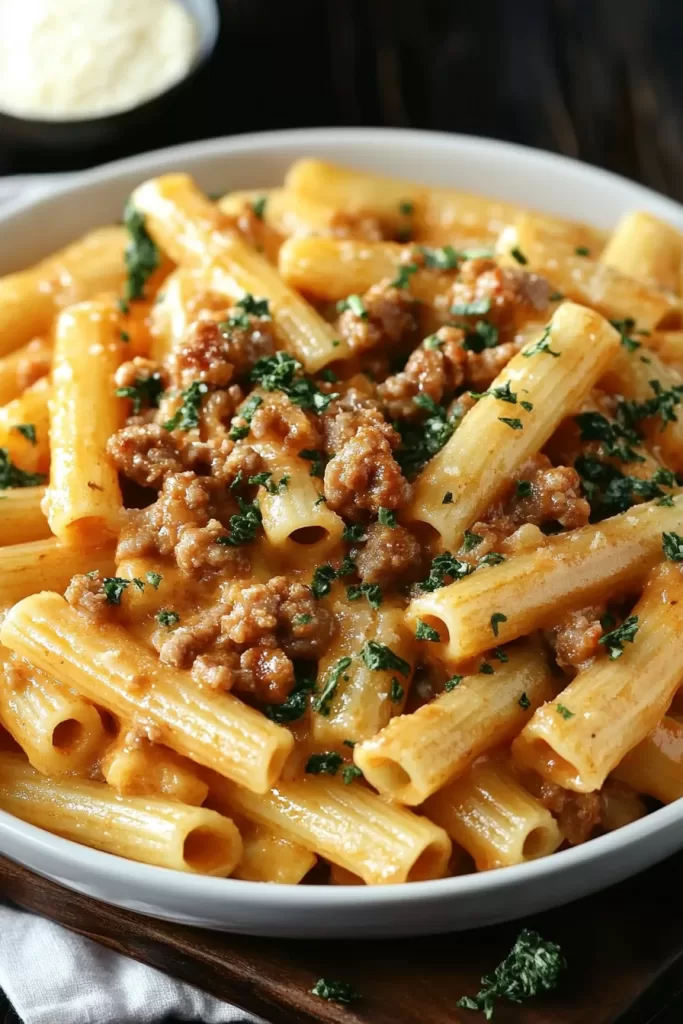 Sausage Rigatoni Pasta