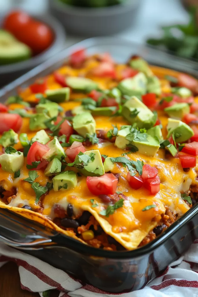 Walking Taco Casserole