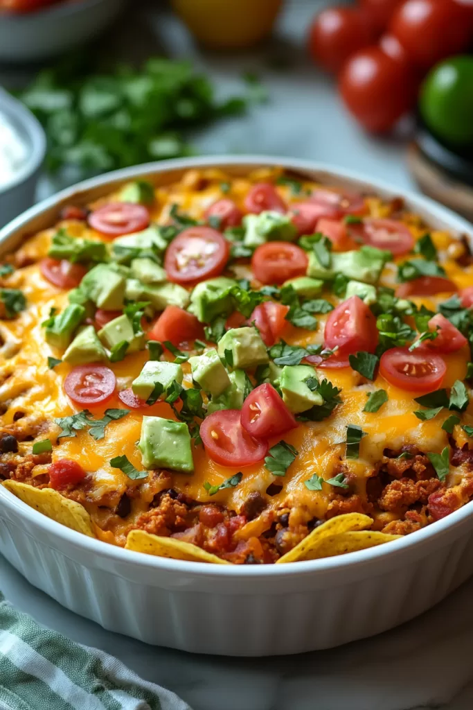 Walking Taco Casserole