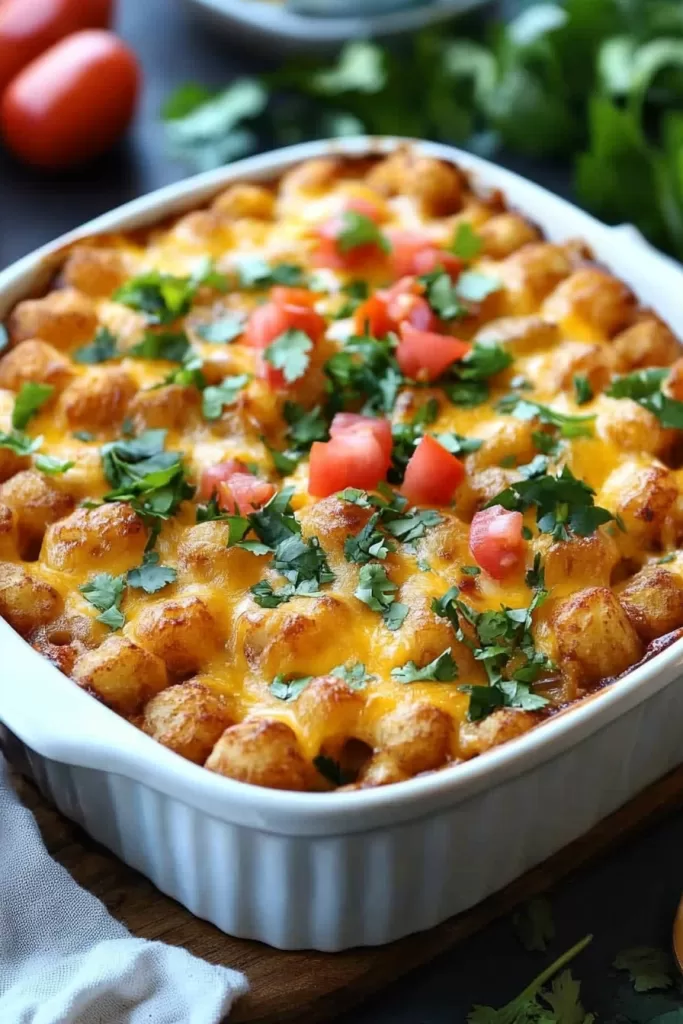 taco tater tot casserole