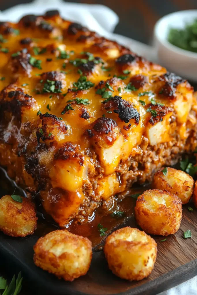 tater tot meatloaf casserole