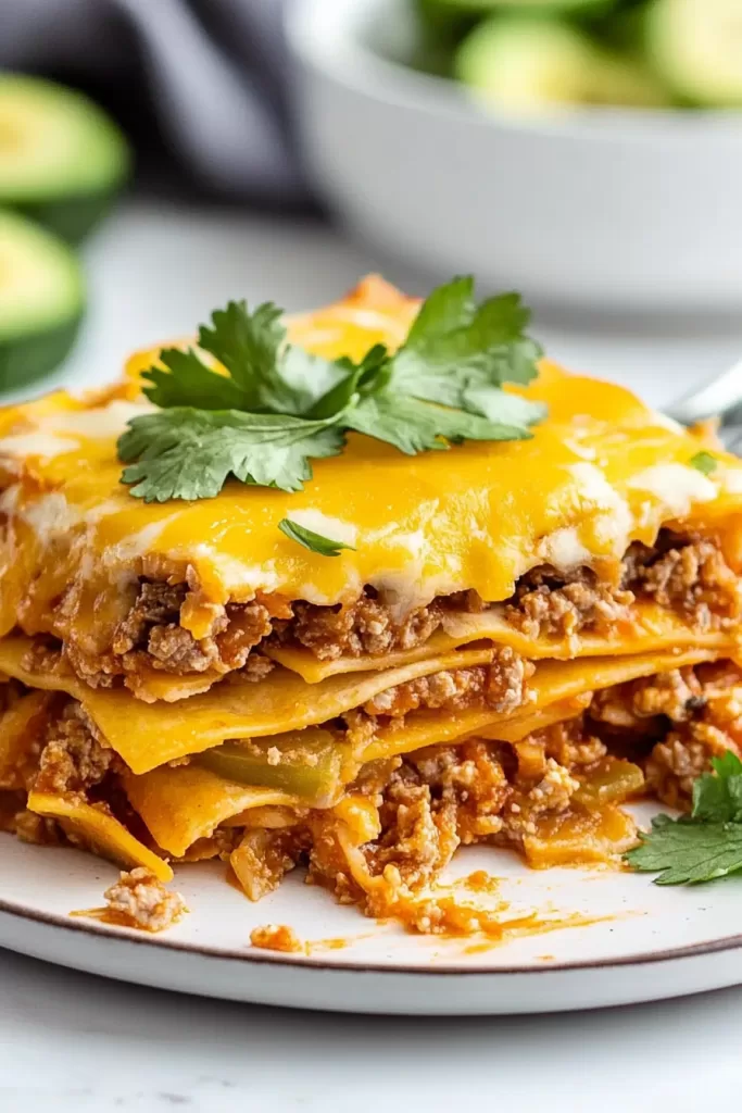 beef enchilada casserole