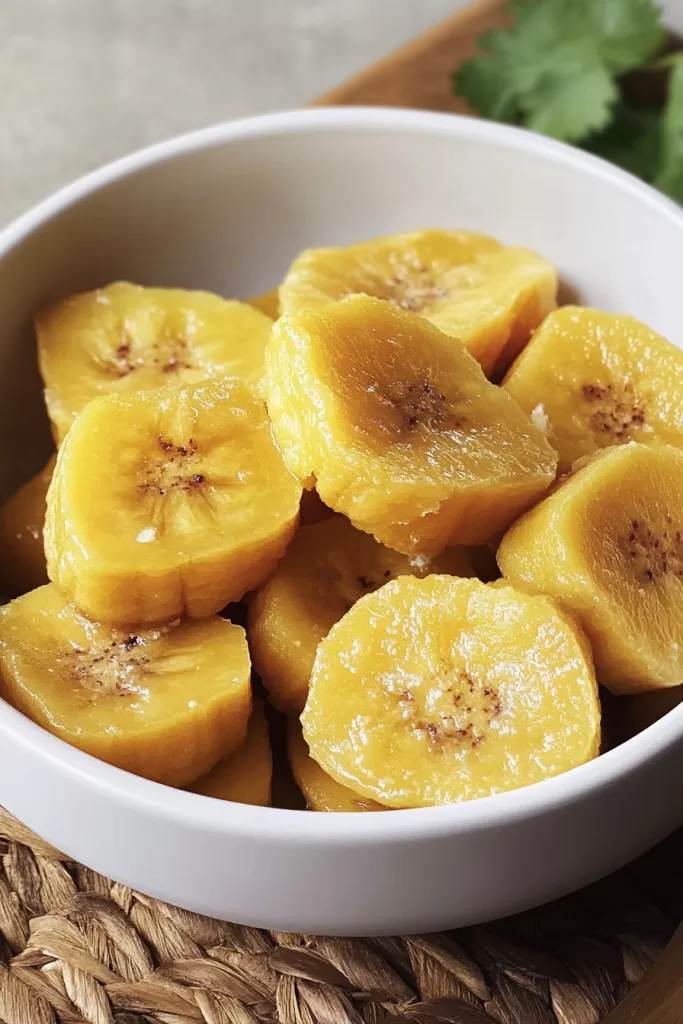boiled green plantain