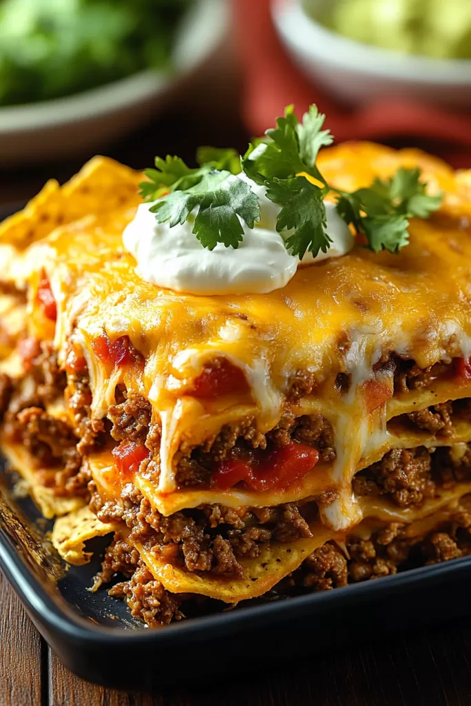 cheesy taco casserole
