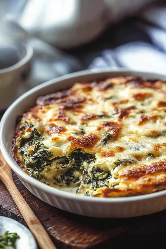 keto spinach casserole
