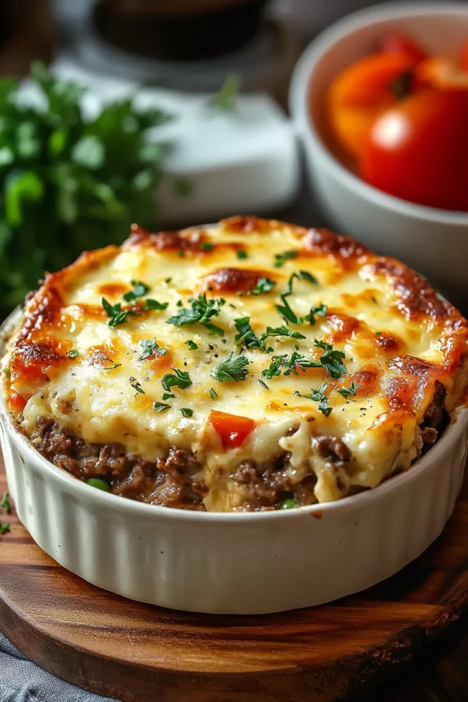 philly cheesesteak casserole