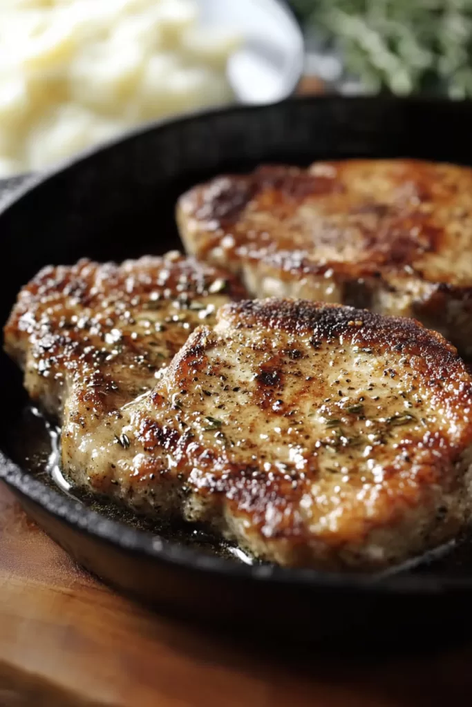 thin pork chop