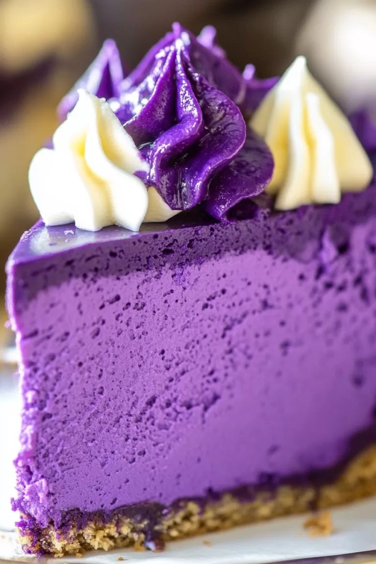 ube cheesecake