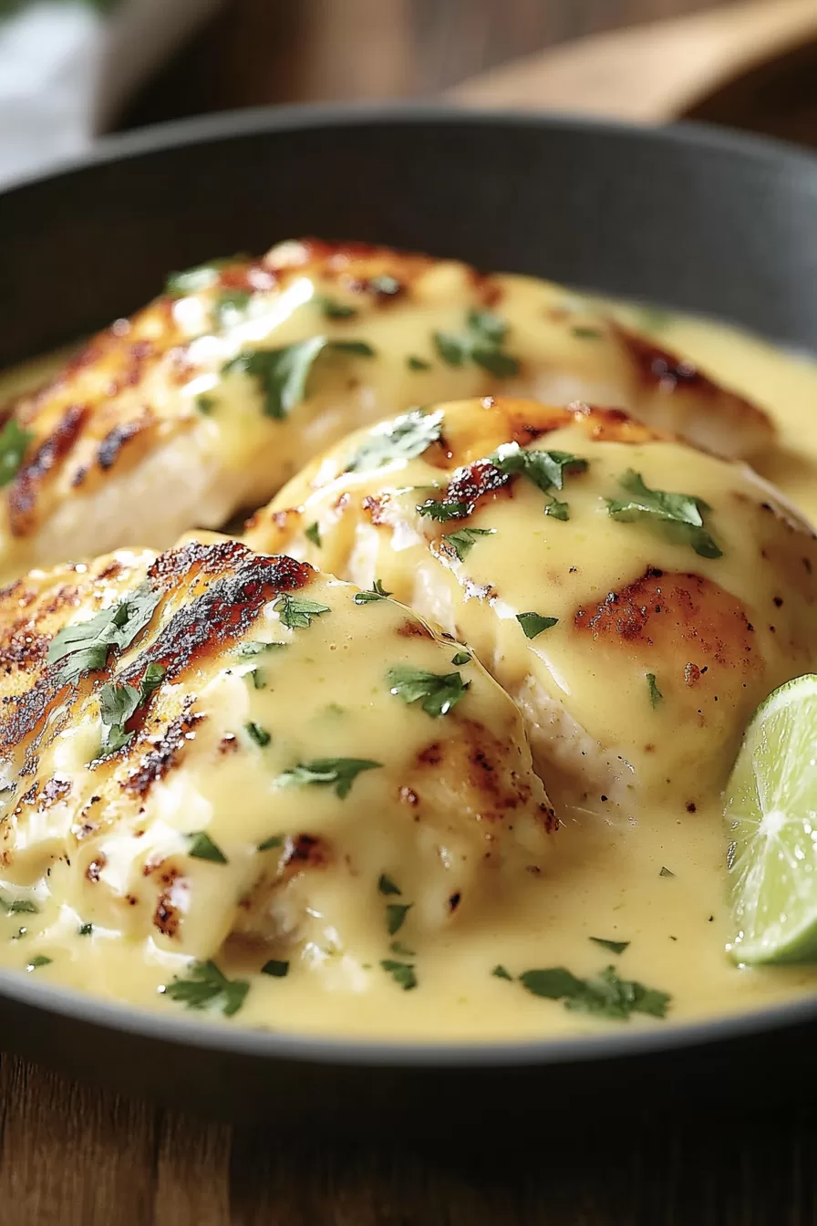 Mexican Chicken with Cheese Sauce