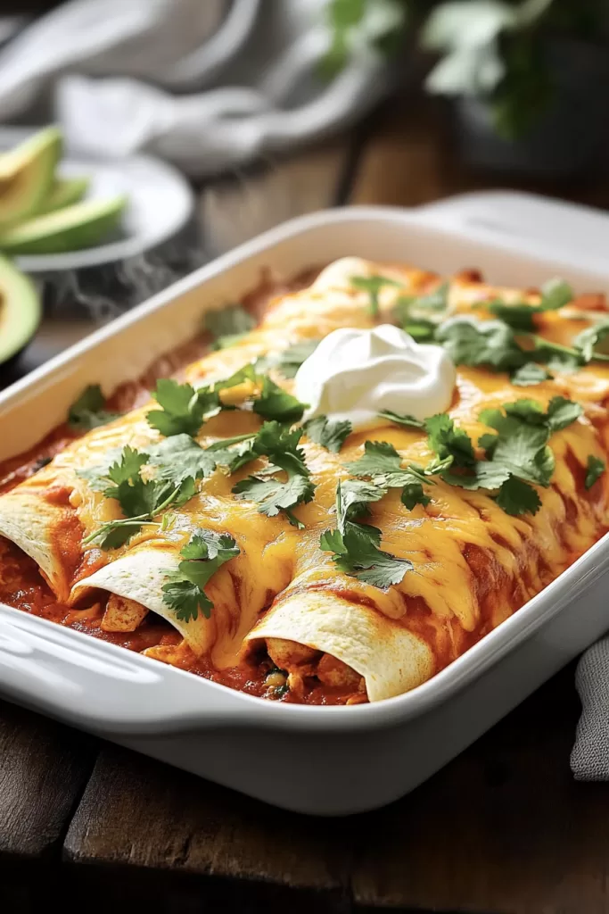 chicken enchiladas