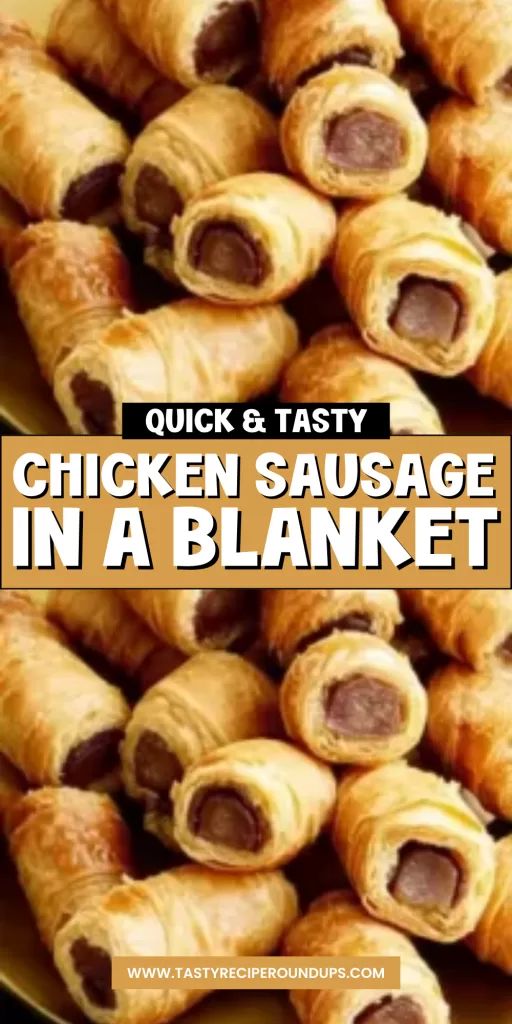 chicken sausage in a blanket