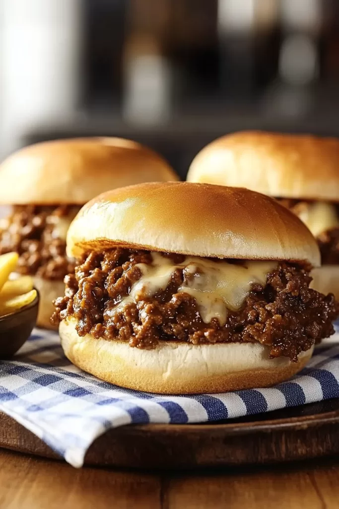 Philly cheesesteak sloppy joes