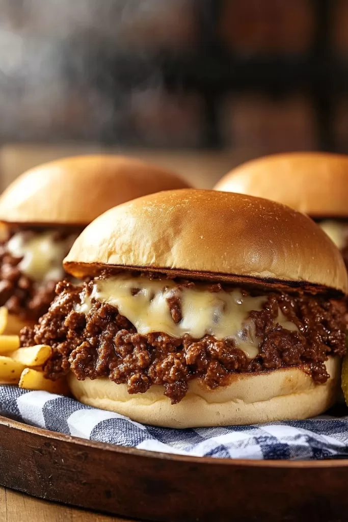Philly cheesesteak sloppy joes