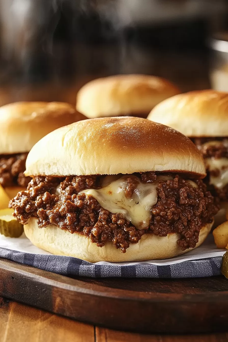 Philly cheesesteak sloppy joes